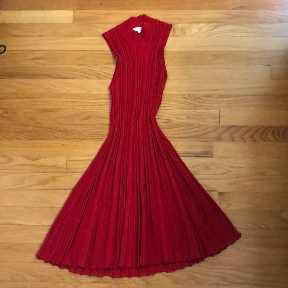 Candies Red Sweater Material Dress